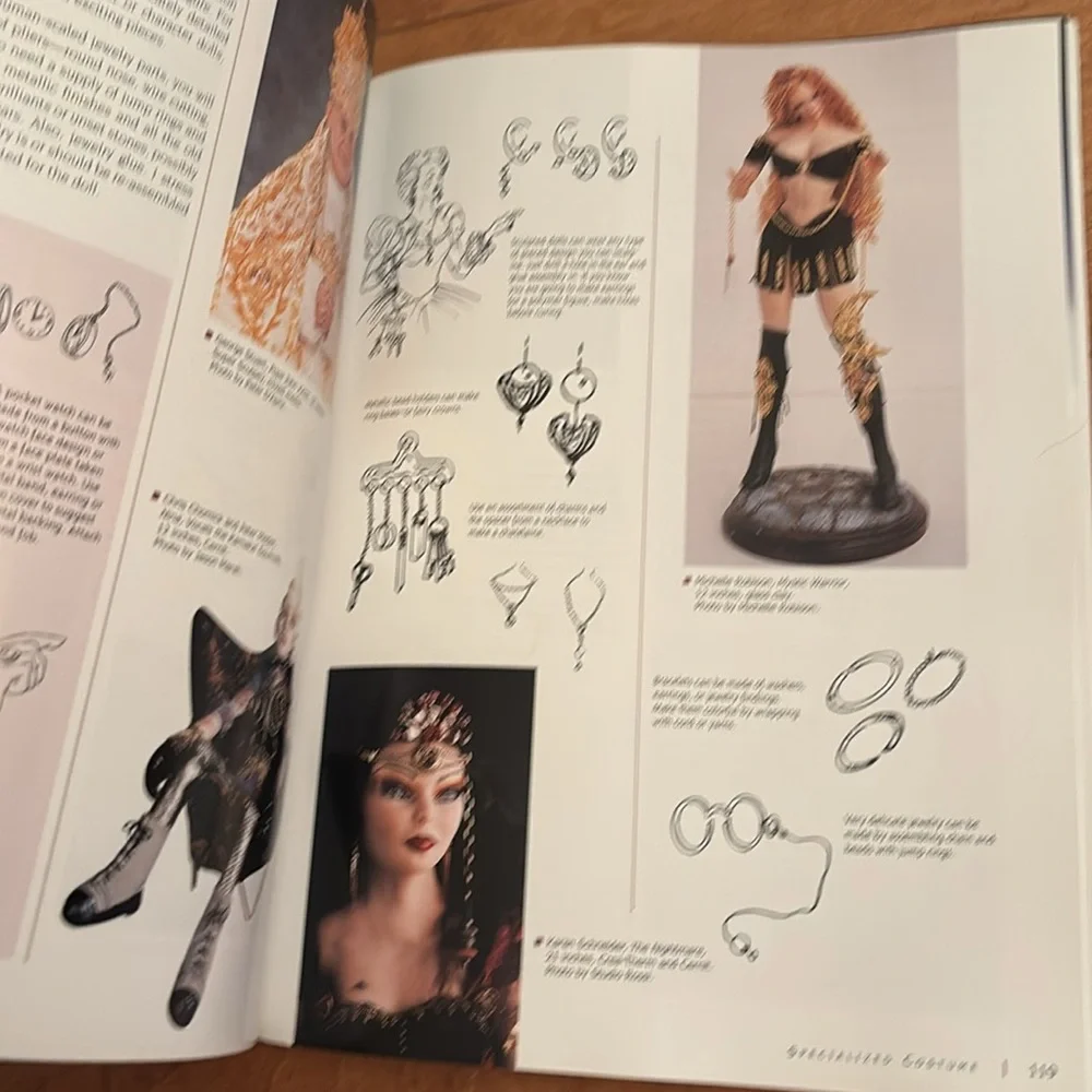 Book | Finishing The Figure | Doll Costuming Embellishments Accessories Crafting